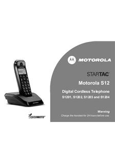 Motorola S1203 manual. Camera Instructions.
